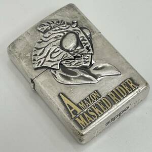 #10018 Zippo 仮面ライダー アマゾン フェイス ver. 35th Anniversary ジッポー オイルライター 着火未確認 ジャンク品 現状品