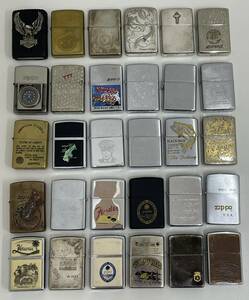 #10040AZ Zippo PTA.2032695 1932 2000 ハーレーダビットソン 含む 30品 まとめ売り オイルライター ジッポー ジャンク品 ③ 現状品