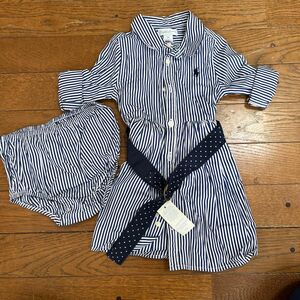 ワンピース ラルフローレン RALPH 女の子 LAUREN ベビー服 ストライプ