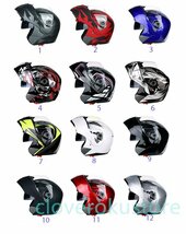 バイク ヘルメット フルフェイス　ジェット　ダブルシールド　システム ヘルメット◆サイズM-XXL 多色可選_画像4