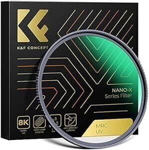 K&F Concept 67mm レンズ保護フィルター AGC光学ガラス HD超解像力 高透過率 低い反射率 極薄 28層ナノコー