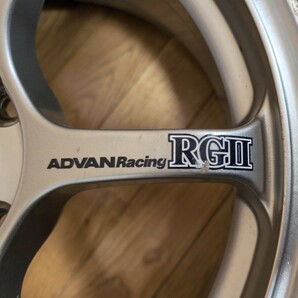 アドバンレーシング RG2 ADVAN Racing RG-2 ホイール2本セット 15インチ 6.5J PCD100 ４穴 中古品①の画像2