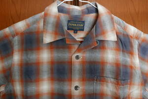 PENDLETON　ペンドルトン アロハシャツ チェックシャツ　S　中古品