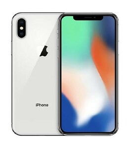 iPhoneX[256GB] au MQC22J シルバー【安心保証】