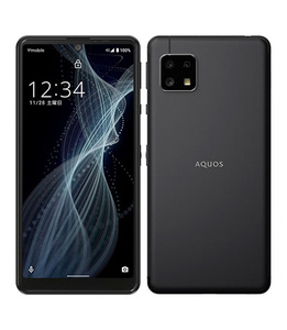 AQUOS sense4 basic A003SH[64GB] Y!mobile ブラック【安心保 …