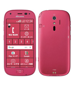 らくらくスマートフォン4 F-04J[16GB] docomo ピンク【安心保 …