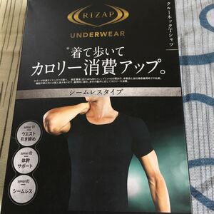 新品　クルーネックＴシャツ RIZAP メンズ ブラック サイズ選定可能　M 送料無料