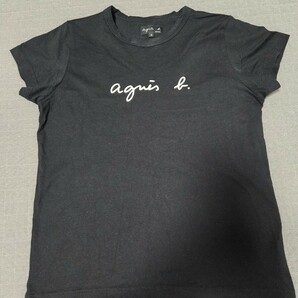 アニエス・ベー　アニエスベー　agns b.　黒Tシャツ