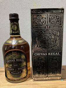 【未開栓】CHIVAS REGAL 12 YERS シーバスリーガル12年 BLENDED SCOTCH WHISKY ブレンデッド スコッチ ウイスキー 750ml 43％　古酒