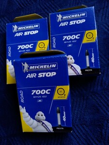 ミシュラン インナーチューブMICHELIN(ミシュラン) AIR STOP A1 700X18/25C 40mm 3本