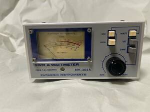 KURANISHI（クラニシ） RW-202A 1.8-230MHz SWR & WATT METER　SWR計