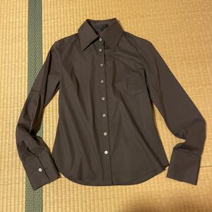 REFLECT シャツ　40 ブラウン　日本製　肩幅36 身幅44 着丈67