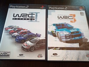 PS2ソフト WRCⅡ Extreme WRC2、WRC3 2本 ラリー レース