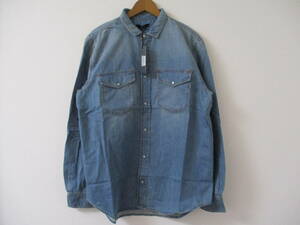 ☆DIESEL/ディーゼル☆未使用 D-ROOKE CAMICIA デニムシャツ サイズ：L 