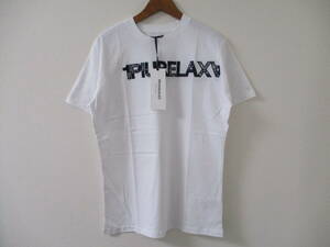 ☆1PIU1UGUALE3 RELAX/ウノピュウーノウグァーレトレ☆未使用 ペイズリーロゴ半袖Ｔシャツ サイズ：XL おしゃれ カジュアル