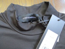 ☆LUXE AKM PLUS/リュクスエイケイエムプラス☆未使用 フロントロゴモックネックTシャツ ブラック サイズ：XL ゴルフ トレーニング ジム_画像7