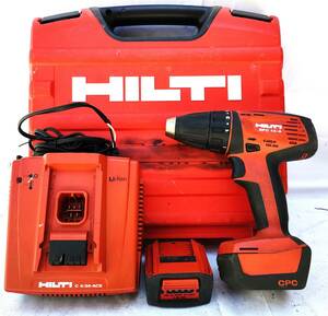 32.★HILTI★ヒルティ★SF144-A★ドリルドライバー★バッテリ2個付★DIY★プロ用★動品