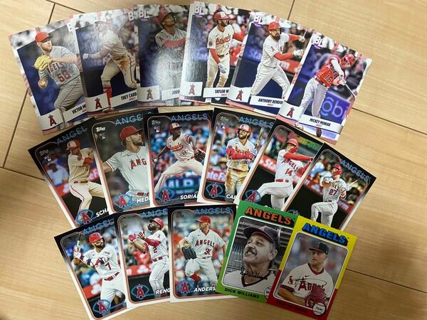 エンゼルス　Los Angeles Angels topps 2024 series1 heritage big league