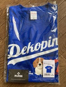 MLB選手会正規ライセンス商品　大谷翔平SHOHEI OHTANI「Dekopin Logo」Tシャツ Lサイズ　ブルー　新品