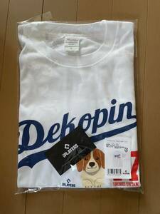 MLB選手会正規ライセンス商品　大谷翔平SHOHEI OHTANI「Dekopin Logo」Tシャツ Lサイズ　ホワイト　新品