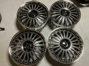 EQUES EQ161D 20×8.5J +38 PCD114.3 5H 4本 アルミホイール 中古品