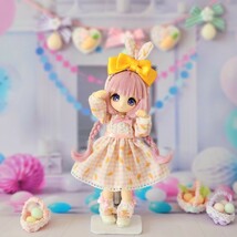 **Candy Parade**シュガーカップス用お洋服セット♪わくわくイースターラビット♪ピコニーモP/オビツ11/ピコニーモD_画像5