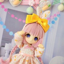 **Candy Parade**シュガーカップス用お洋服セット♪わくわくイースターラビット♪ピコニーモP/オビツ11/ピコニーモD_画像6