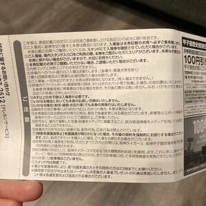 阪神vs西武 ６月８日土曜日 14時 2枚 アイビーシート甲子園 阪神甲子園球場 ラーメン祭の画像3