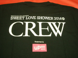 ■未使用!非売品!STAFF/スタッフ 関係者用Tシャツ■『SPACE SHOWER TV 25TH ANNIVERSARY SWEET LOVE SHOWER 2014』■スペースシャワーTV■