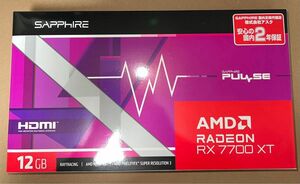 SAPPHIRE PULSE RADEON RX7700XT 12GB 使用期間少ない 動作確認済み 画像有り 納品書有り