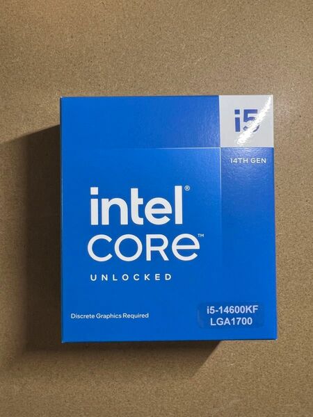 Intel Core i5 14600kf CPU 新品未使用 納品書有り