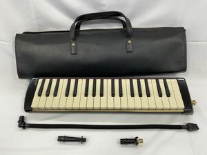 [ present condition delivery * that time thing!]SUZUKI melody on melodica PRO-37 * all keyboard sound could do! at that time. case . hose attaching!