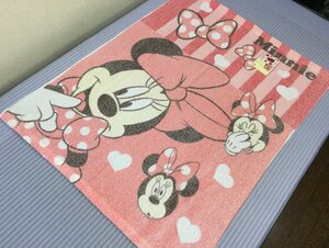 ◆訳アリ★500円スタ～ト◆ベビー・お昼寝タオルケット・かわいいミニーちゃん◆８０ｘ１１０㎝◆送料510円