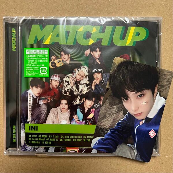 INI 2ND ALBUM『MATCH UP』CD + 尾崎匠海 トレカ