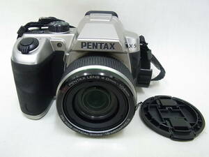 ペンタックス　PENTAX　X-5　デジタルカメラ　USED　クラッシックシルバー　USED　乾電池仕様　1600万画素　動作確認済み