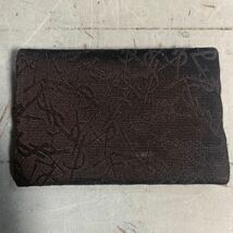 Yves Saint Laurent イヴサンローラン YSL ポケットティッシュ カバー ケース　黒 (9634)_画像3