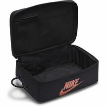 定価5280★新品未使用 ナイキNIKE シューズボックス ボディバッグ バックパック シューズケース シューズバッグ黒 赤 バスケットボール靴袋_画像4