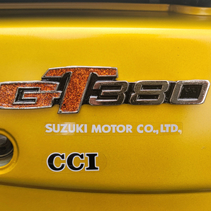GT380 GT550 GT750 サイドカバー ステッカー 左右 セット CCI カンパニーラベル 純正 廃盤 シール デカールの画像2