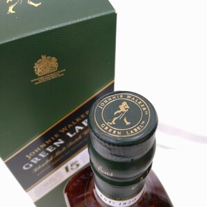 未開栓 JOHNNIE WALKER GREEN LABEL ジョニーウォーカー 15年 グリーンラベル 43％ 700ml SCOTCH WHISKY 古酒 Lh4◇20の画像4