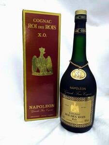 未開栓 NAPOLEON ROI DES ROIS XO ブランデー ナポレオン コニャック ロアデロア 700ml 40% 古酒 Lh4.10