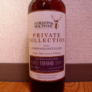 GM Private Collection Linkwood リンクウッド 1998-2015 17年 Cote Rotie Wood Finish 700ml 45%の画像3