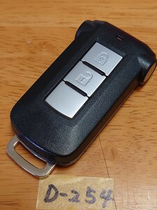 D-254 美品 日産 NISSAN ルークス 型番 007-AA0294 3つボタン　スマートキー 　片側パワースライド 匿名配送　