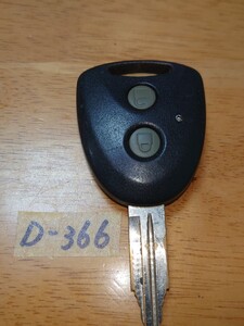 D-366 DAIHATSU ダイハツ純正 LA100S LA110S ムーヴ LA300S LA310S ミラ 001YUB1005 2ボタン スマートキー キーレス 周波数確認済み