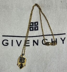 ◆GIVENCHY ジバンシィ◆4Gロゴ&ストーン ネックレス ゴールドカラー