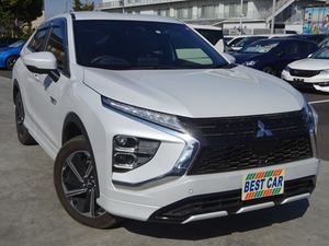 エクリプスクロス PHEV 2.4 P 4WD ナビTV　全カメラ　Dレコ　ETC　半革シート