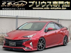 プリウス 1.8 S ツーリングセレクション シートH　9インチ　マフラー4本出し　Bカメ