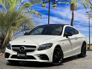 Cクラスクーペ C43 4マチック 4WD 後期 サンルーフ ワンオーナー 黒革 禁煙