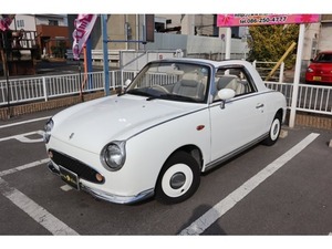 Figaro 1.0 turbo　白全塗装済　白レザー