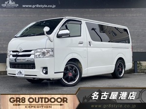 ハイエースバン 3.0 スーパーGL ロング ディーゼルターボ 4WD 3列8人乗　5ナンバー　ナビTV　天吊りM