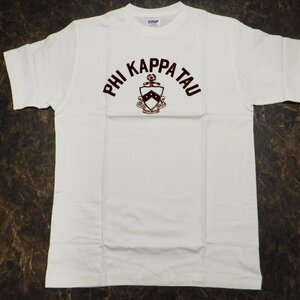 TT348 ウエアハウス × ダブルワークス 新品 KAPPA フロッキープリント 半袖Tシャツ M(38-40) 日本製 DUBBLEWORKS